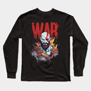 THE GOD OF WAR - BACK + FRONT Long Sleeve T-Shirt